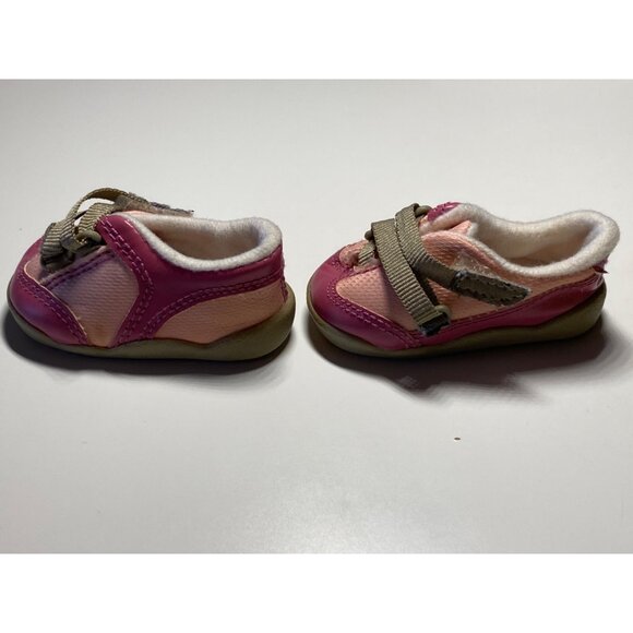 American Girl 18in Doll Pink Sneakers Petals Plaid Just Like You Line Retired - Picture 2 of 6